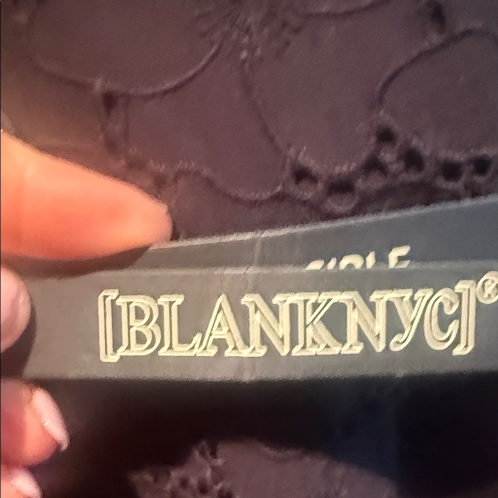 Blank NYC Black Textured Bomber Jacket - Picture 2 of 4